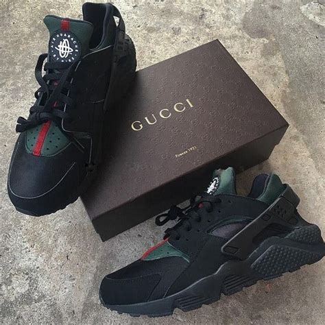 buty nike air huarache x gucci|nike air huarache pull on.